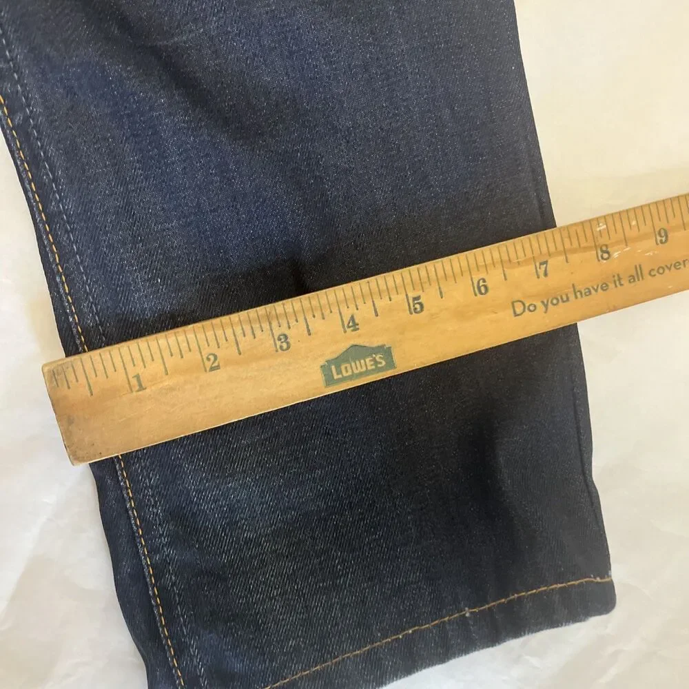 NUDIE JEANS Men's Big Bengt Jeans Nordic Ice Blue Cotton Button Fly Size 36x32